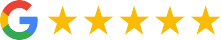5-star Google reviews
